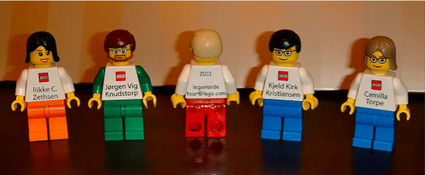 Lego business card